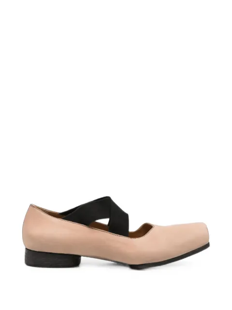 Uma Wang cross-strap square-toe pumps