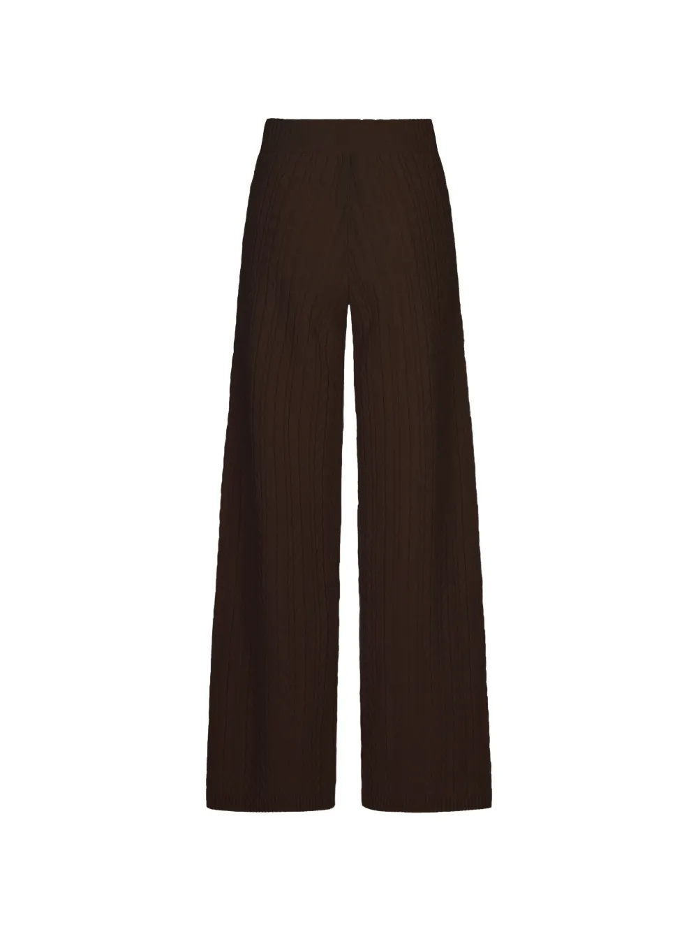 Agnona Broek met wijde pijpen Bruin