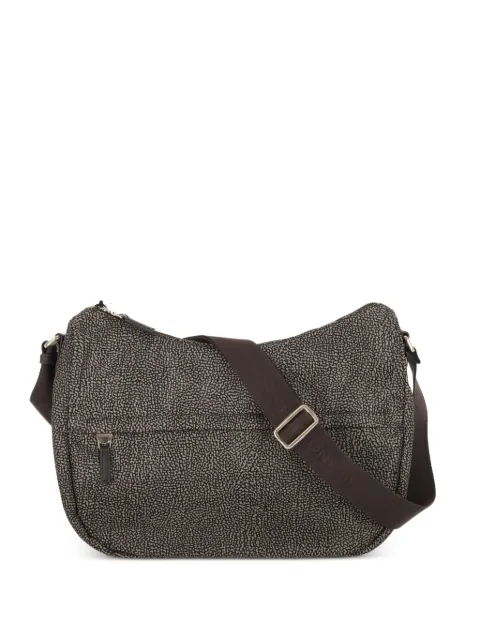 Borbonese B-Club Luna Op-printed shoulder bag