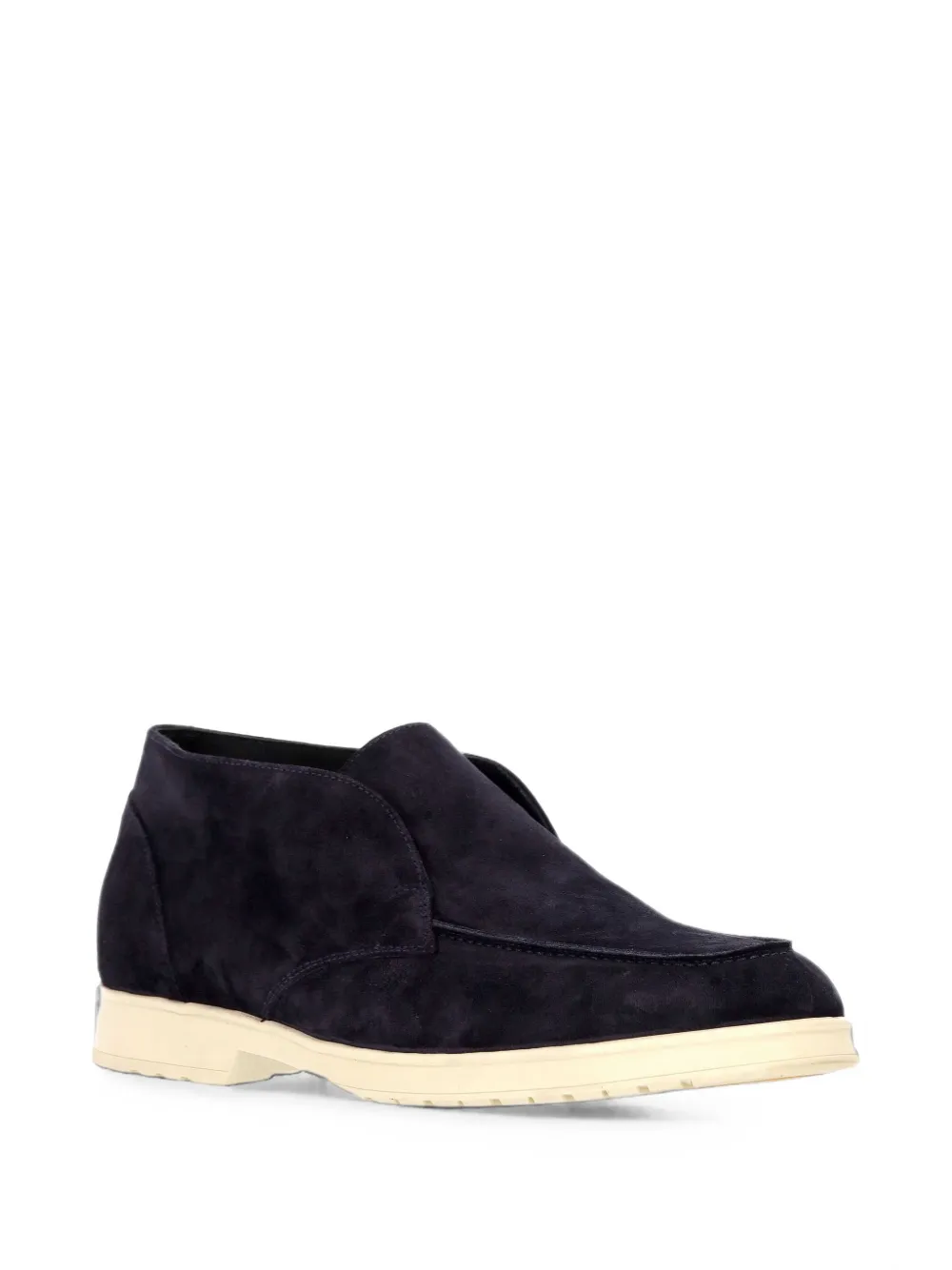 Doucal's suede slip-on desert boots Blauw