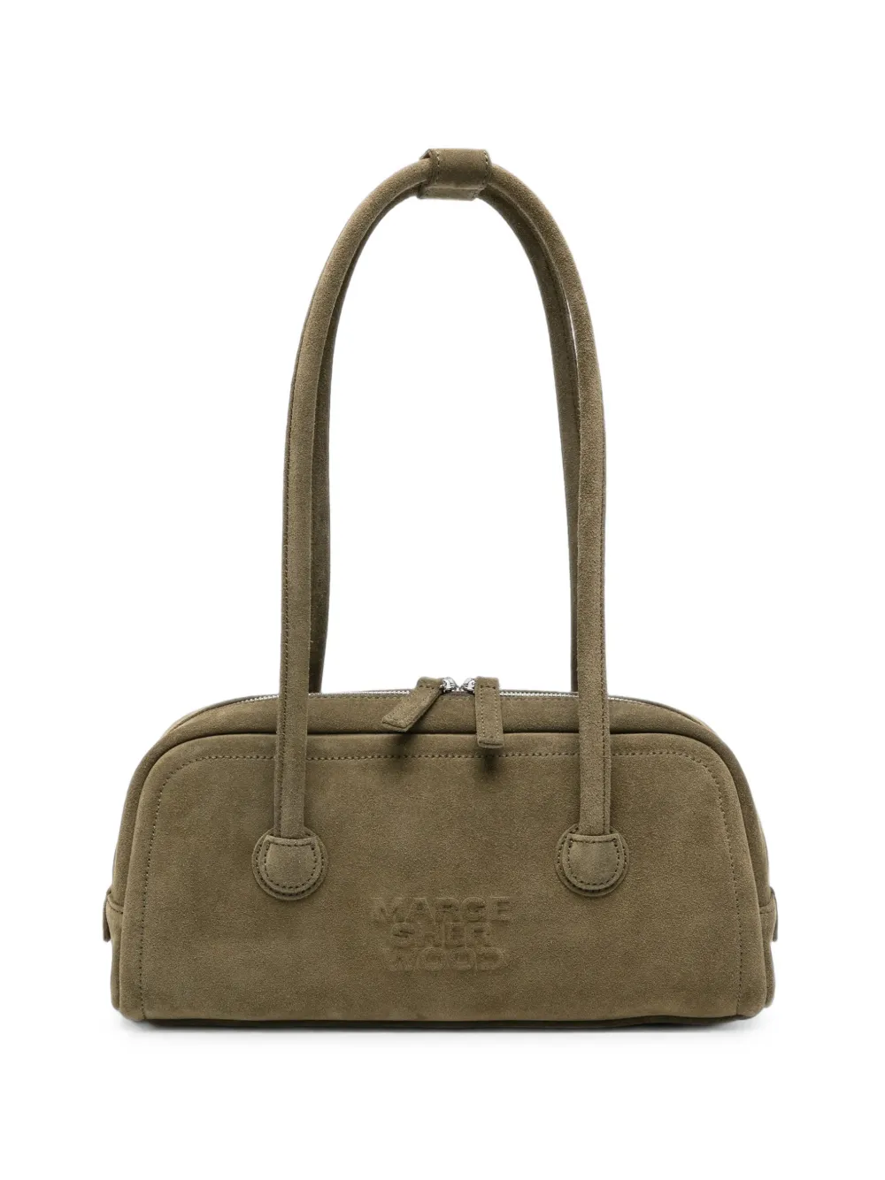 Marge Sherwood suede shoulder bag - Grün
