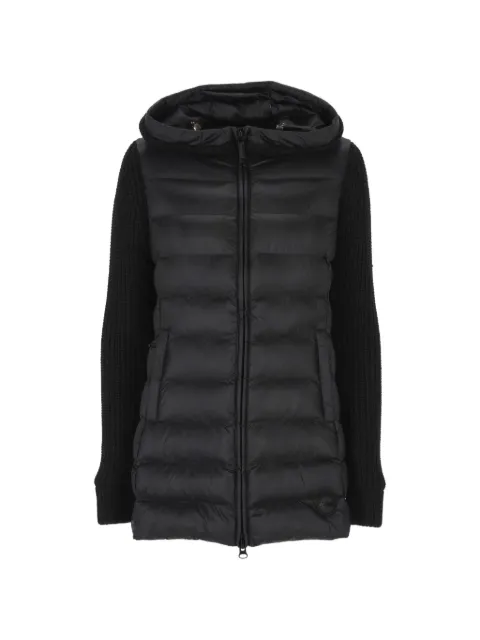 Colmar quilted knit-sleeve jacket