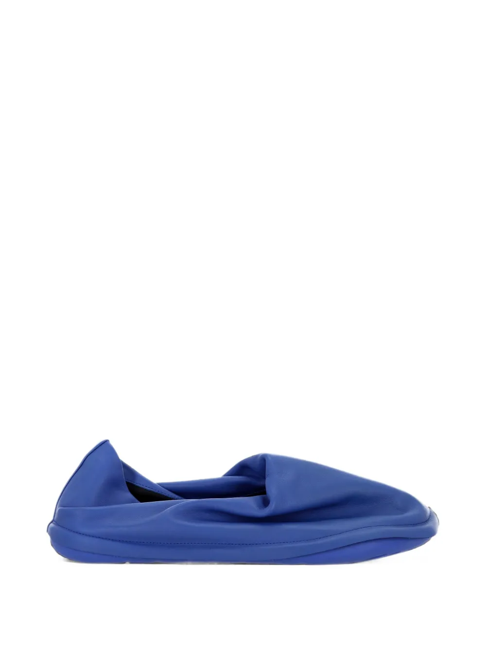 Camper x Issey Miyake Peu Form draped leather loafers Blauw