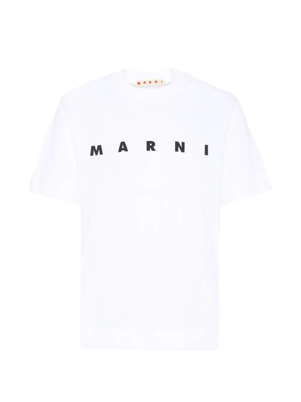 Marni Kids white cotton T-shirt with logo - Bianco