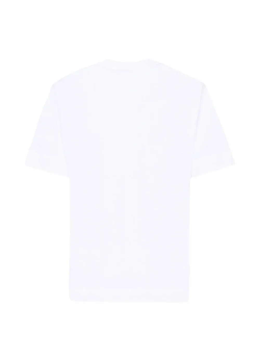 Marni Kids Katoenen T-shirt met logo Wit