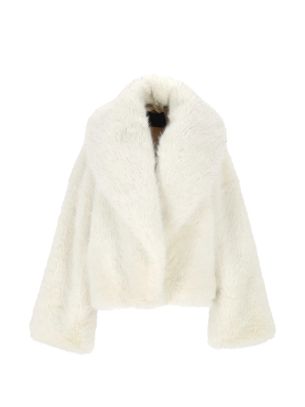 BB Couture shawl-lapel faux-fur jacket