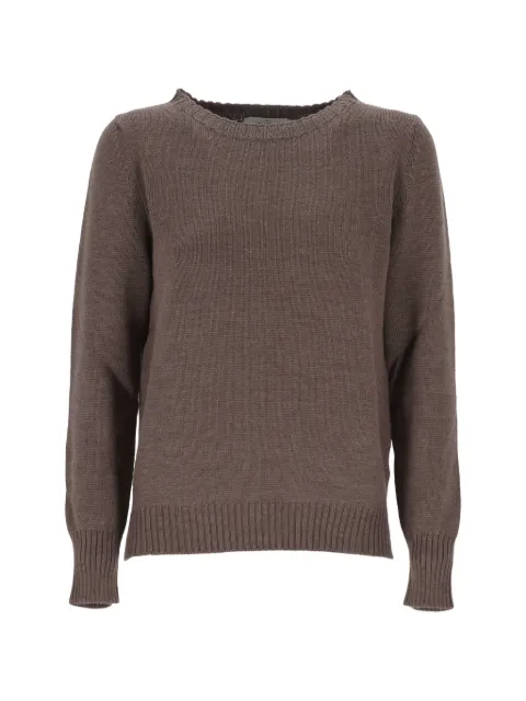 Gran Sasso Pullover mit geripptem Saum