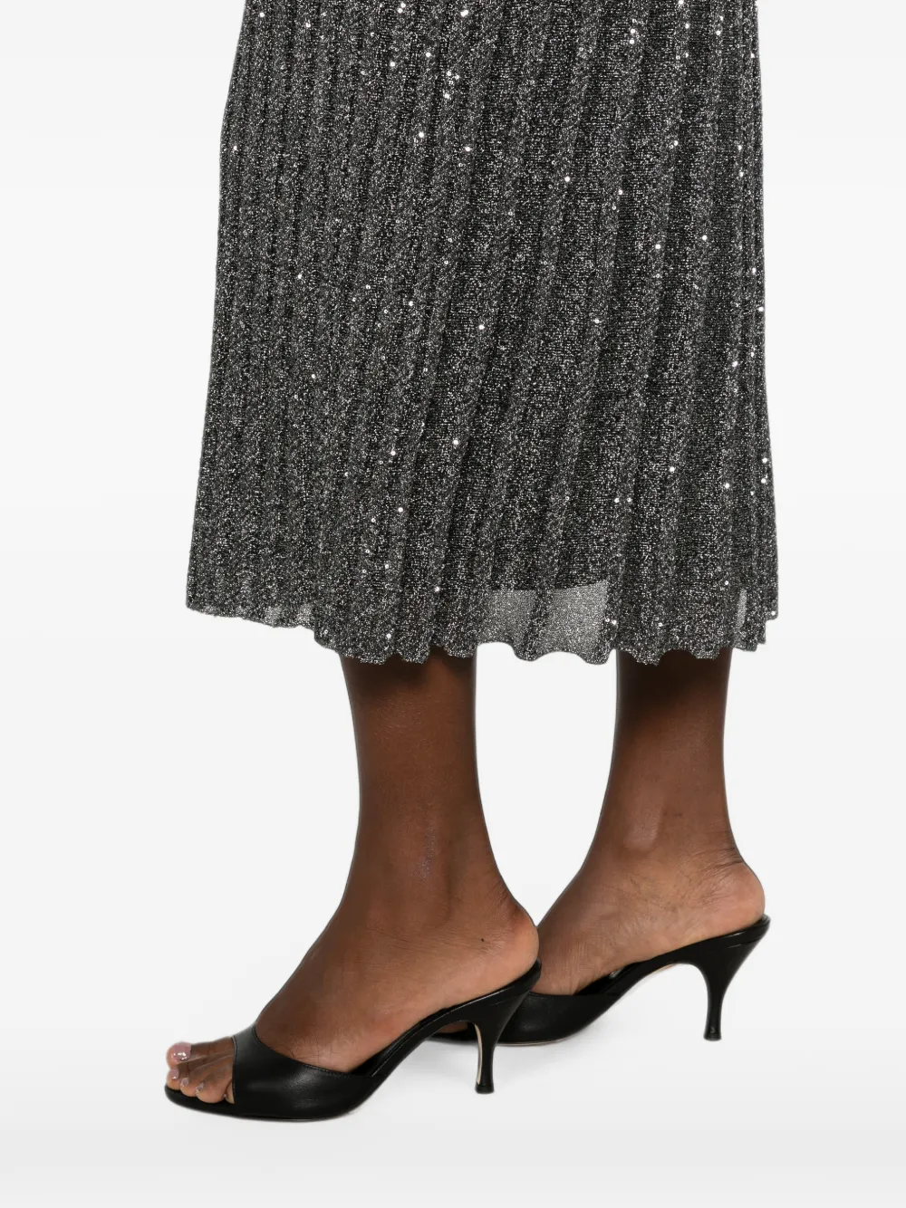 Missoni Midi-rok met pailletten Zilver