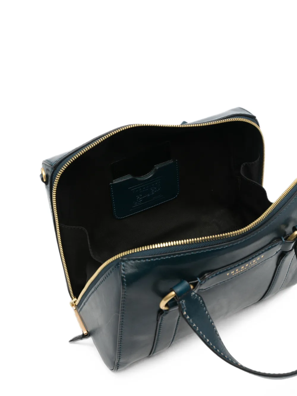 The Bridge Leren shopper Blauw