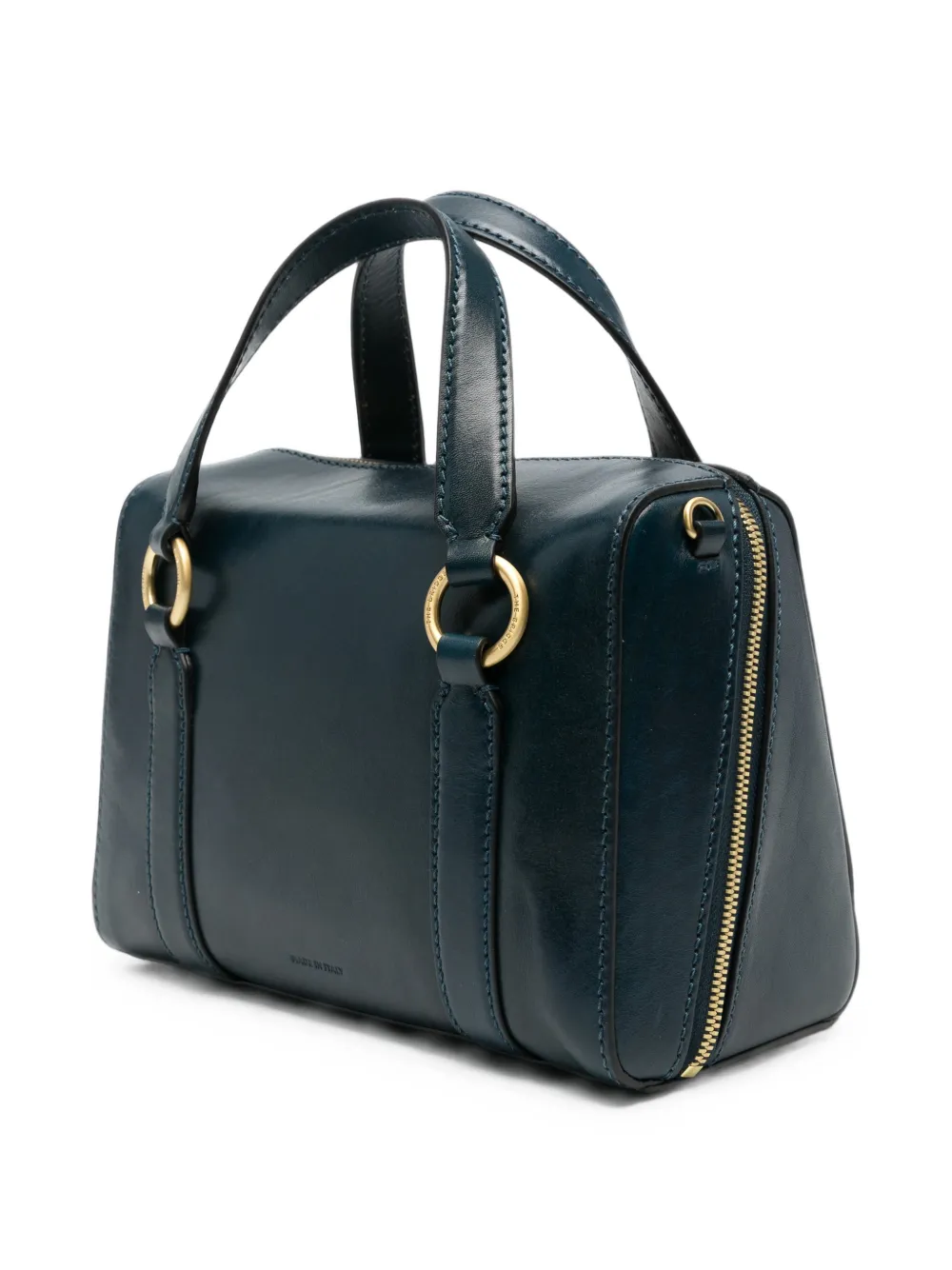 The Bridge Leren shopper Blauw
