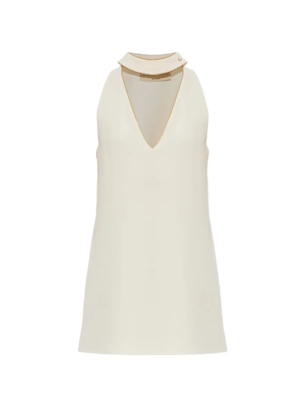 Valentino Garavani choker-neck silk blouse - Toni neutri