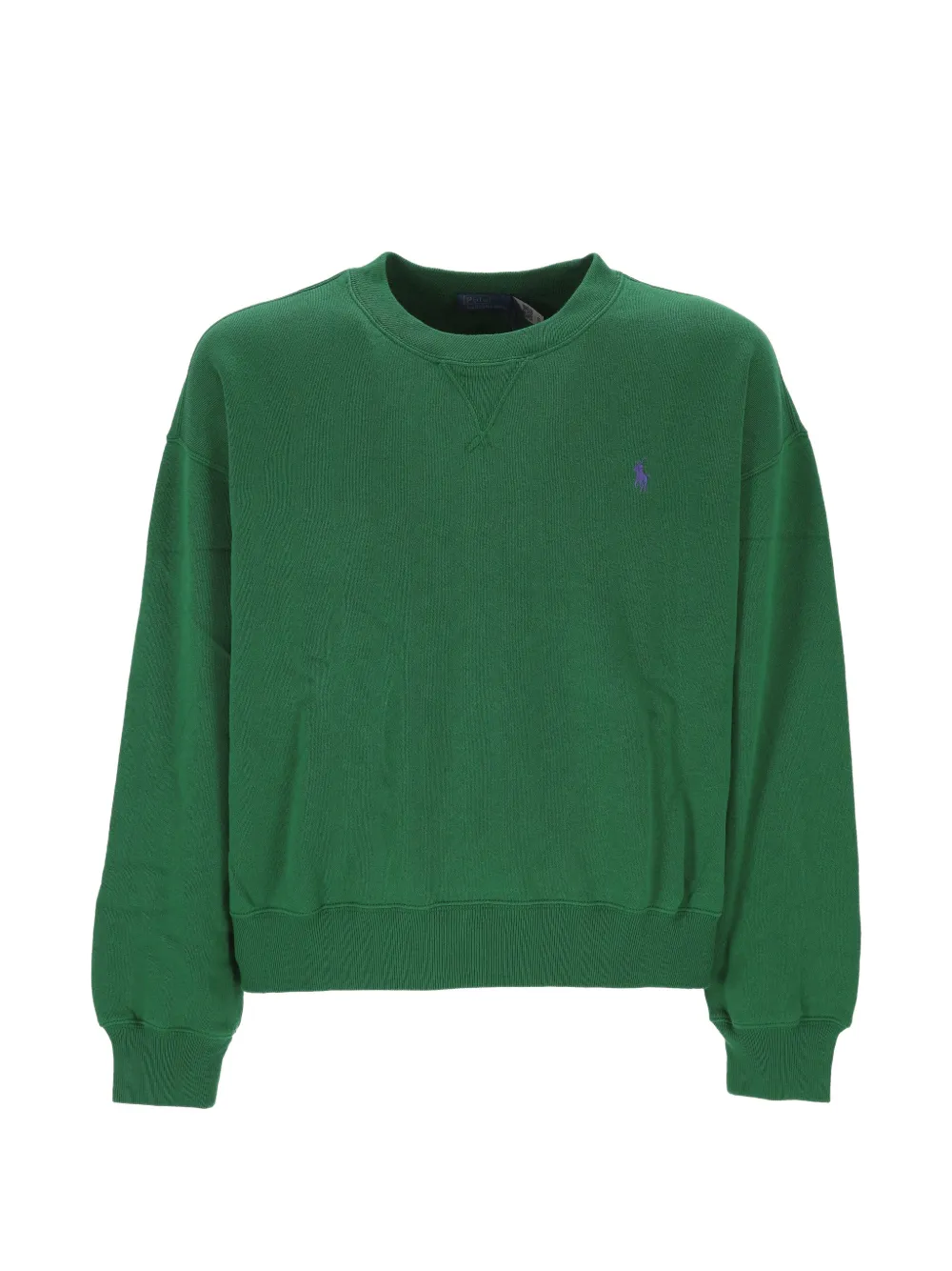 Polo Ralph Lauren Logo-embroidered V-insert Sweater In Green