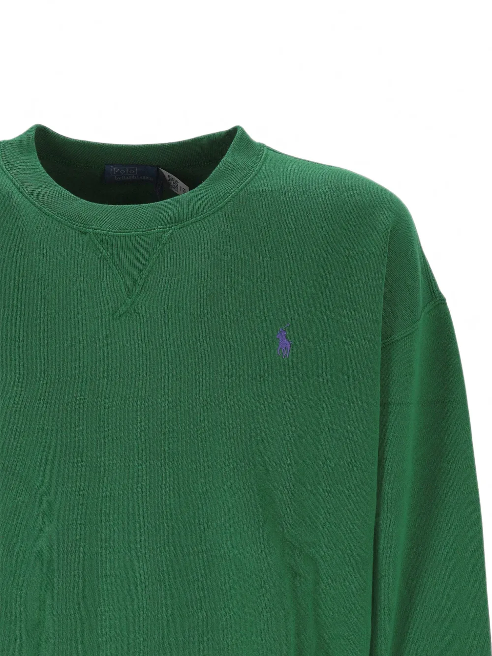 Polo Ralph Lauren Trui met geborduurd logo en V-detail Groen