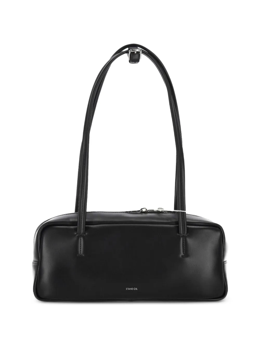 STAND OIL Borsa a spalla con stampa logo - Nero
