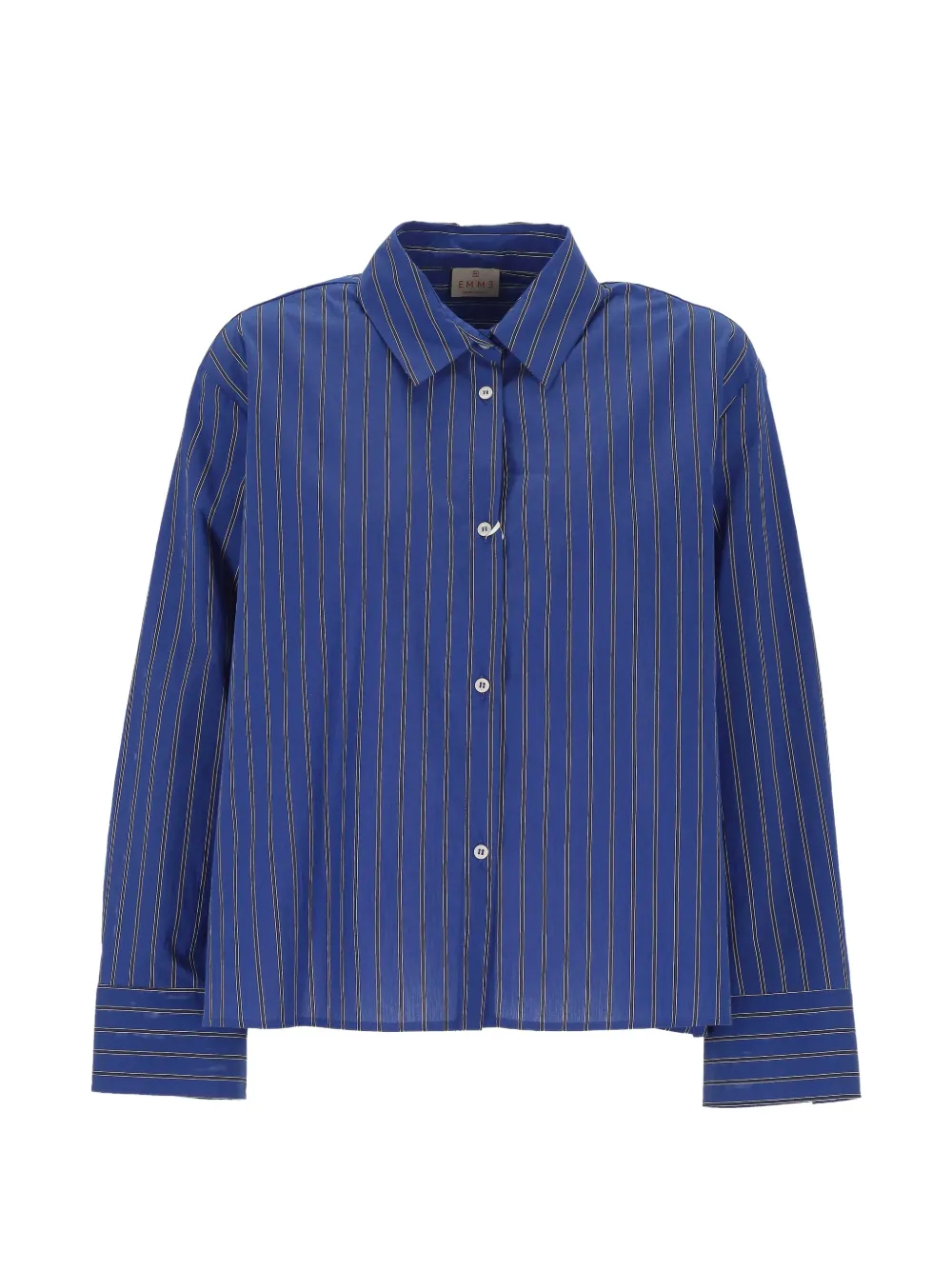 Marella vertical-stripe shirt