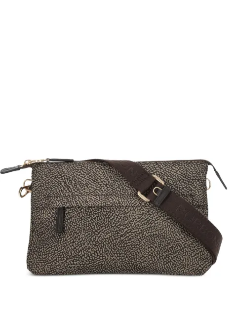 Borbonese crossbody-taske med heldækkende tryk