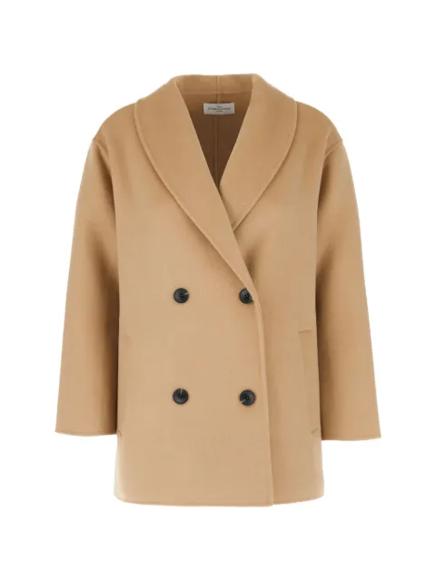 THE DYNAMIS STUDIO double-breasted shawl-lapel coat