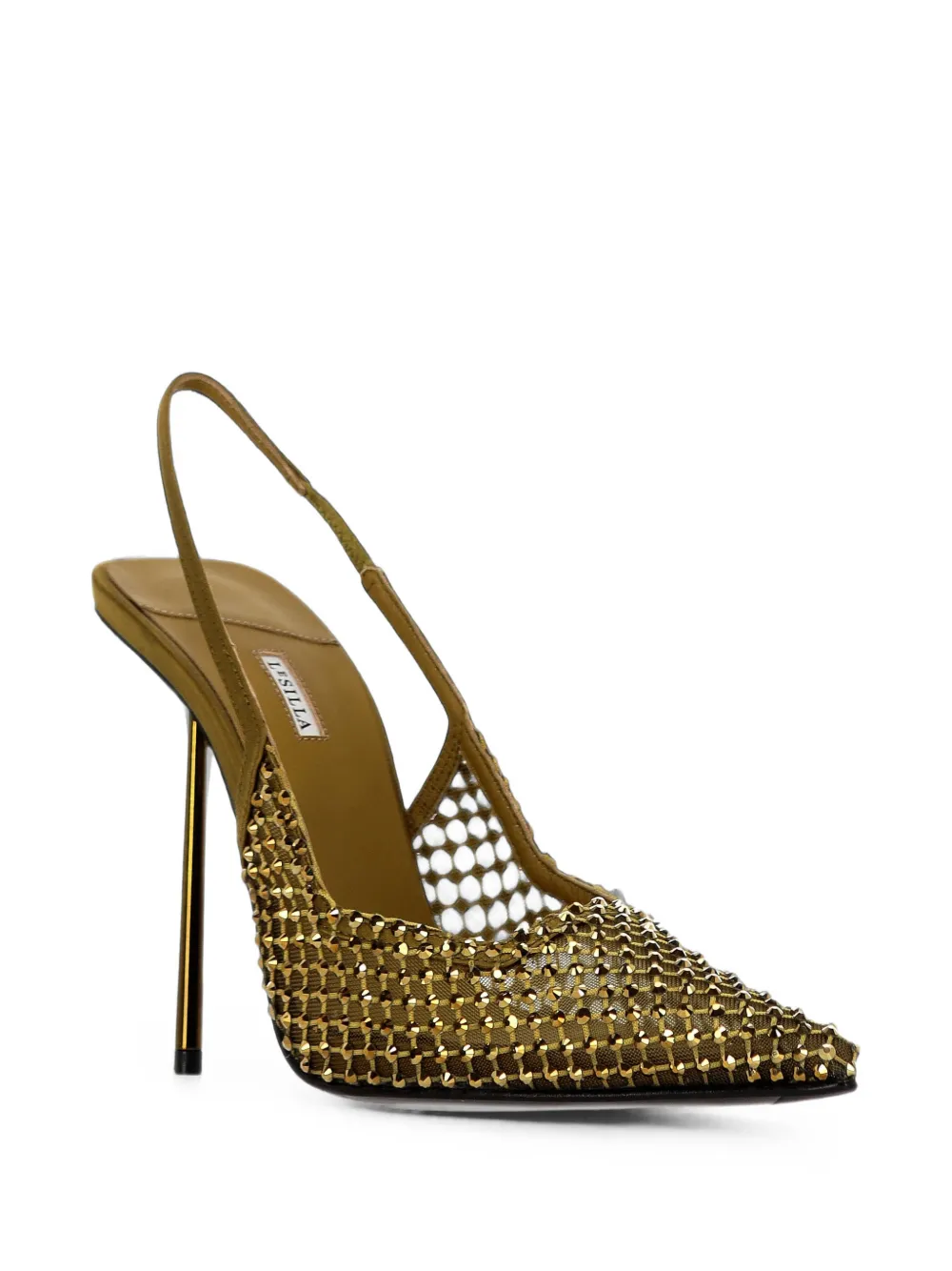 Le Silla Gilda crystal-embellished pumps Goud