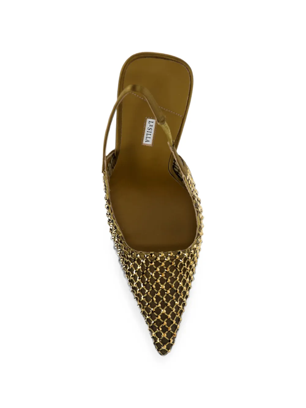Le Silla Gilda crystal-embellished pumps Goud