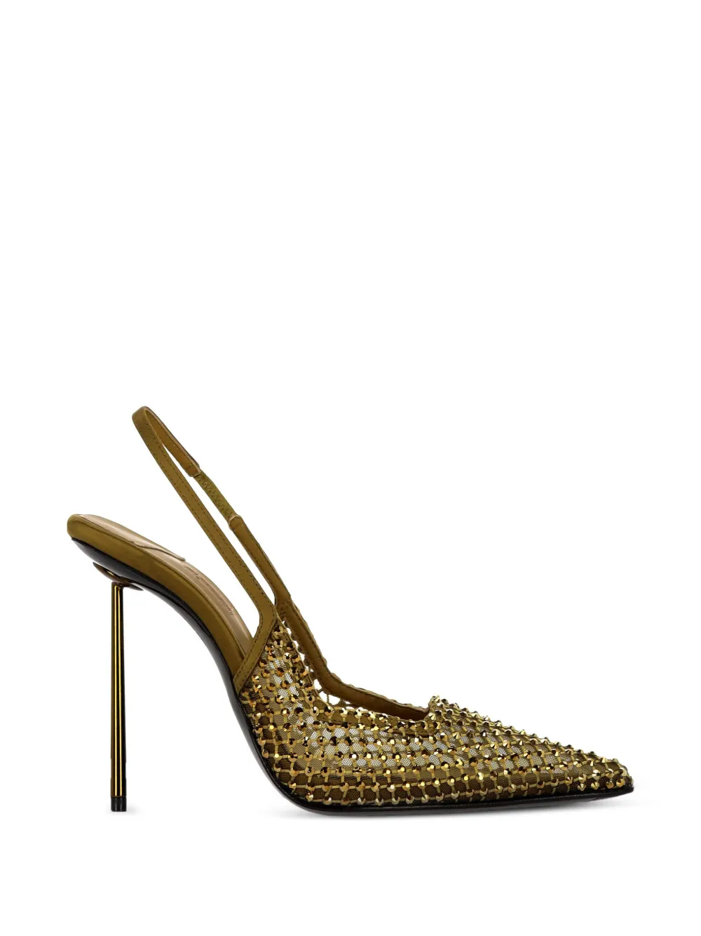 Le Silla Gilda crystal-embellished pumps Goud