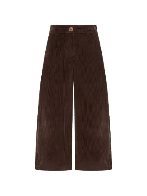 Moncler Enfant pantalones con parche del logo