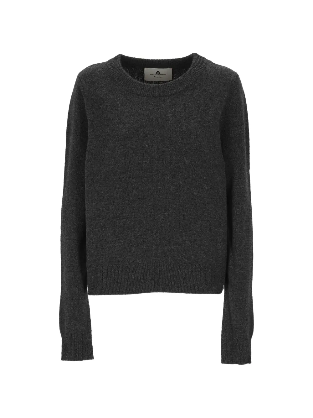Peuterey Pullover mit geripptem Saum - Grau