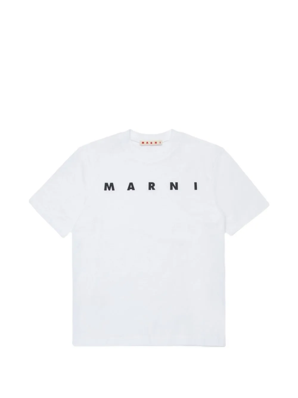 Marni Kids logo-print T-shirt - Bianco