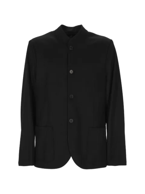Harris Wharf London Nerhru mandarin-collar button-up coat