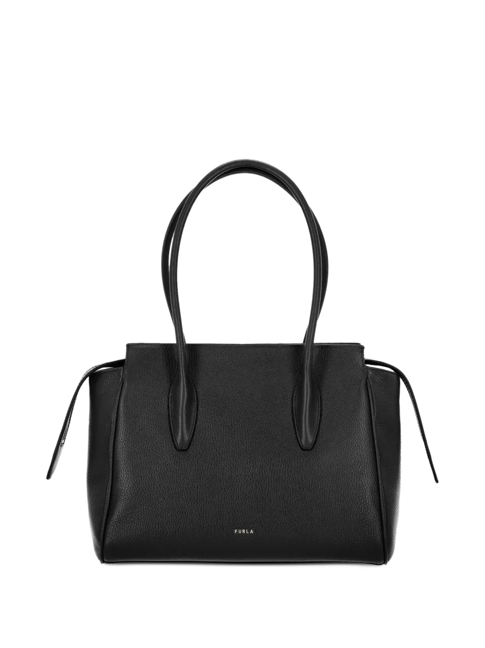 Furla Schoudertas van bewerkt leer Zwart