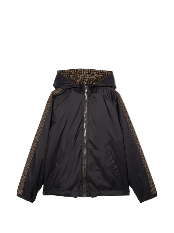 Fendi Kids Reversible FF-logo Jacket | Black | FARFETCH ID
