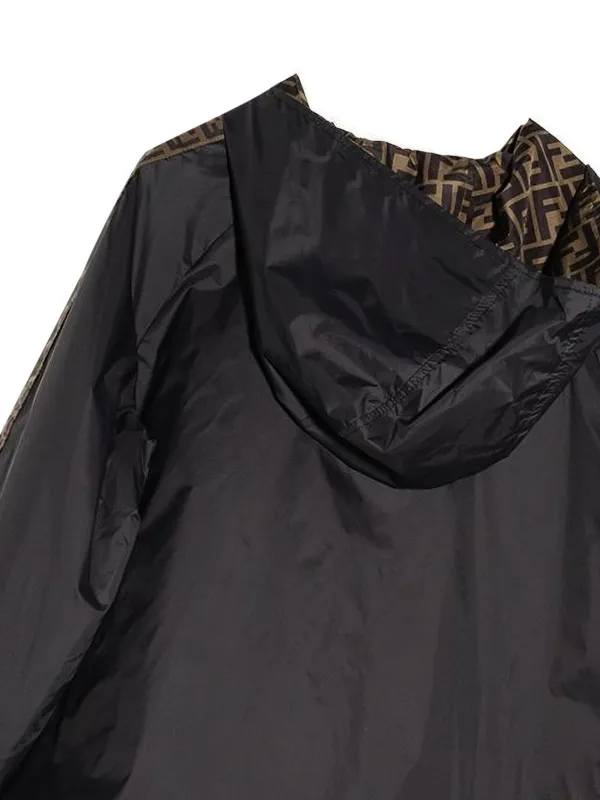 Fendi Kids Jaqueta Dupla Face Com Logo FF | Preto | FARFETCH BR