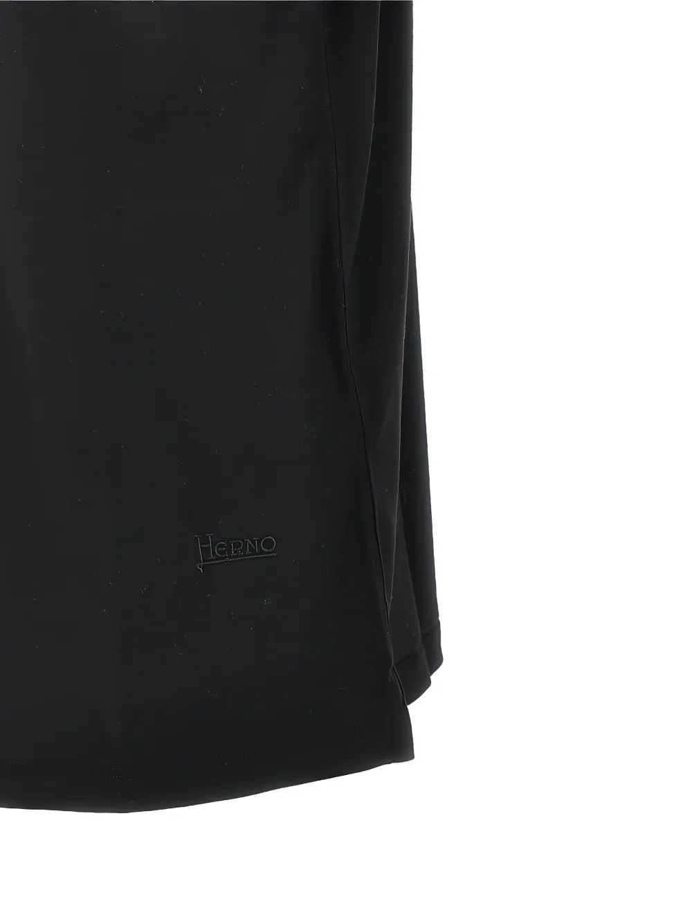 Herno Wollen T-shirt met ronde hals Zwart