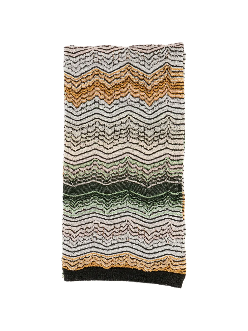 Missoni zigzag-knit scarf · One Size