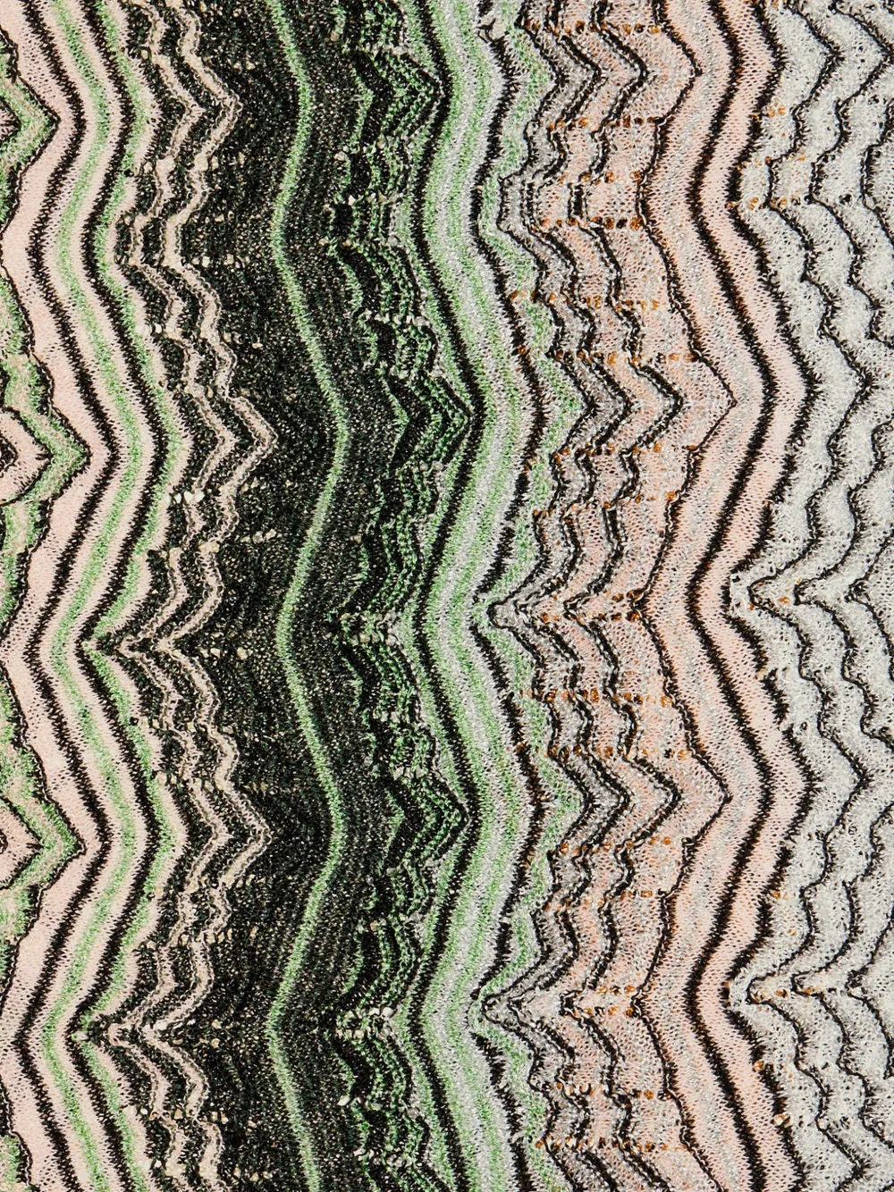 Missoni Sjaal met zigzagpatroon Beige