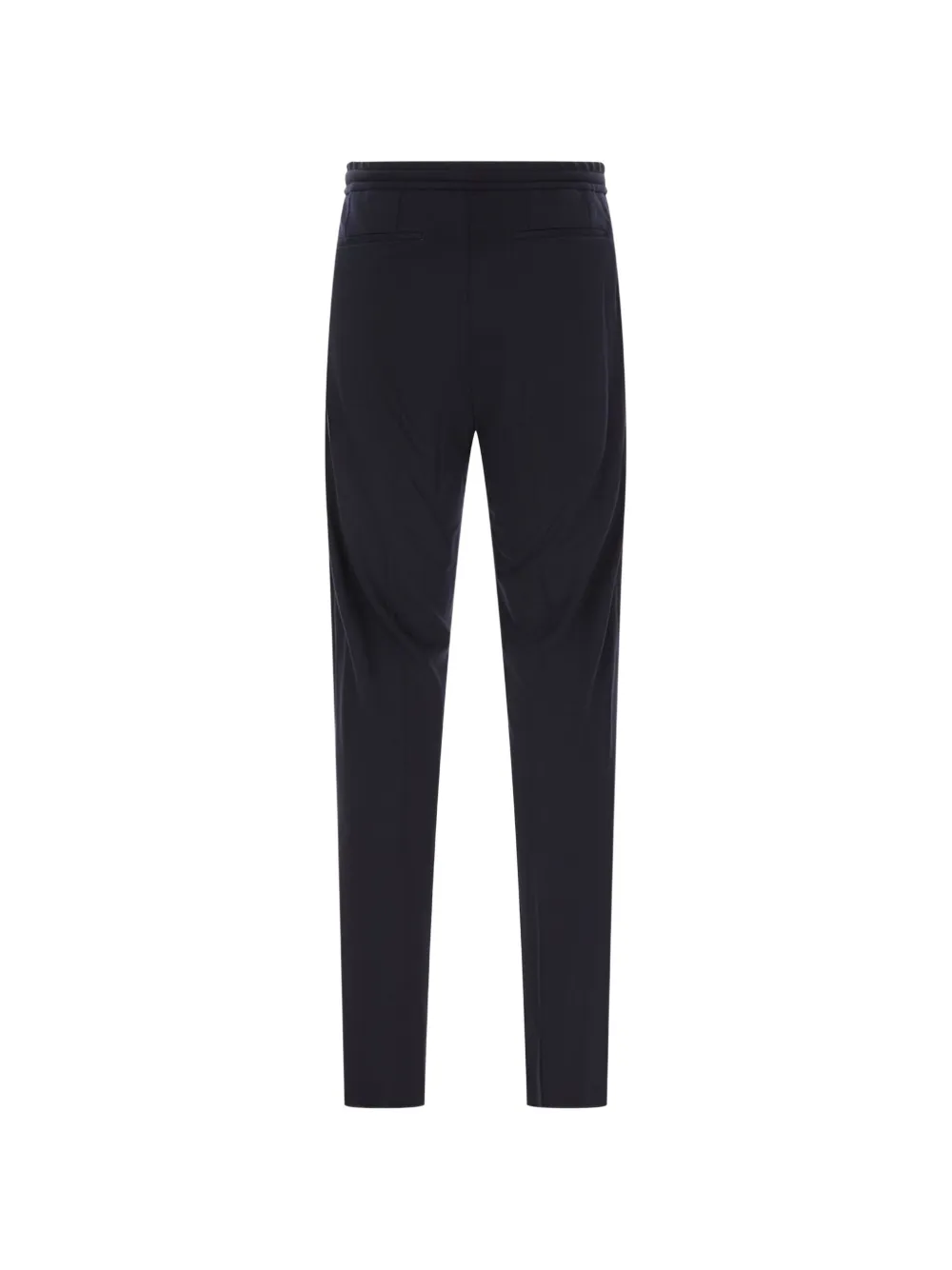 Lardini drawstring-waistband tailored trousers Blauw