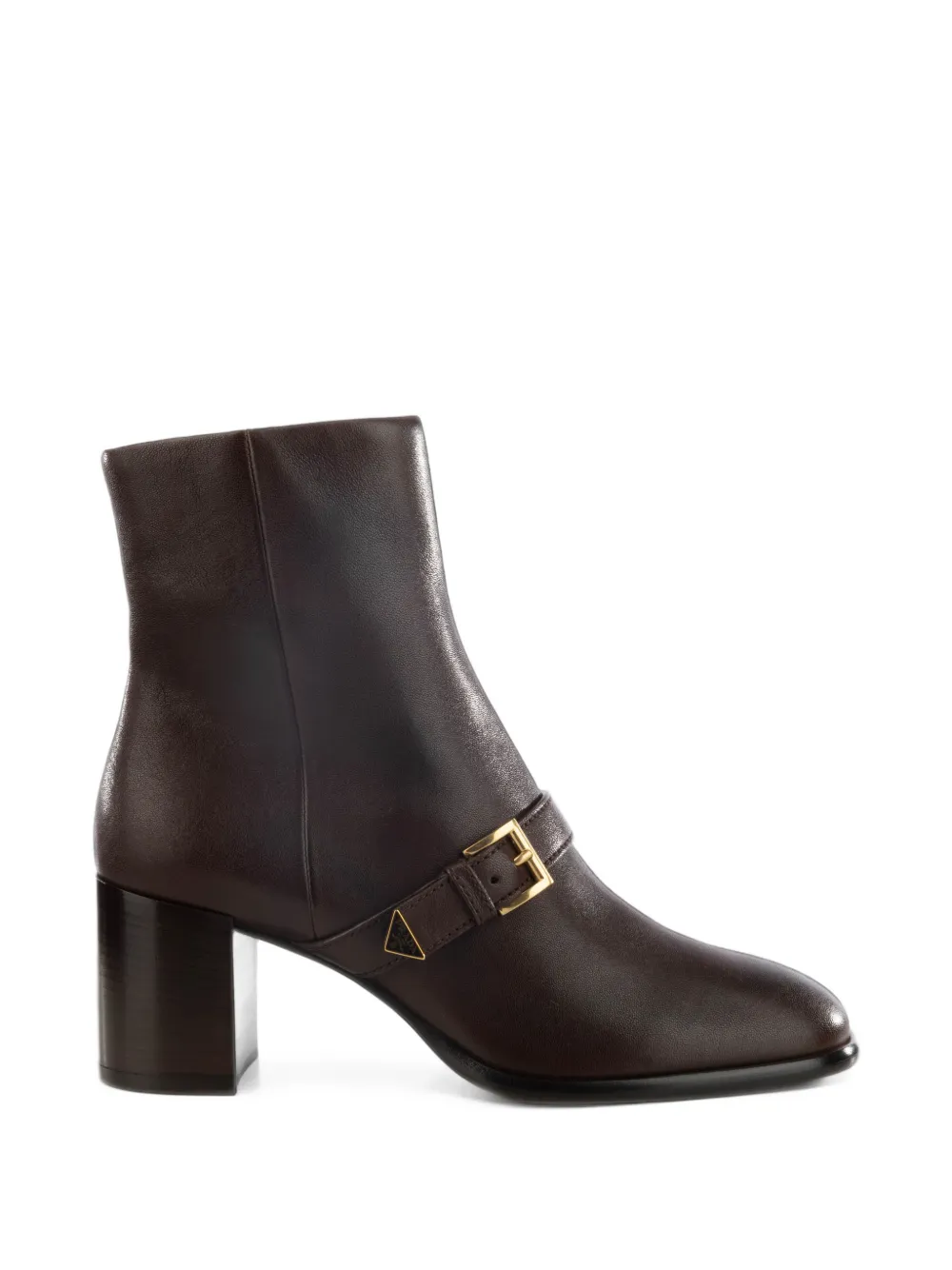 Prada bottines en cuir - Marron Prada bottines en cuir - Marron