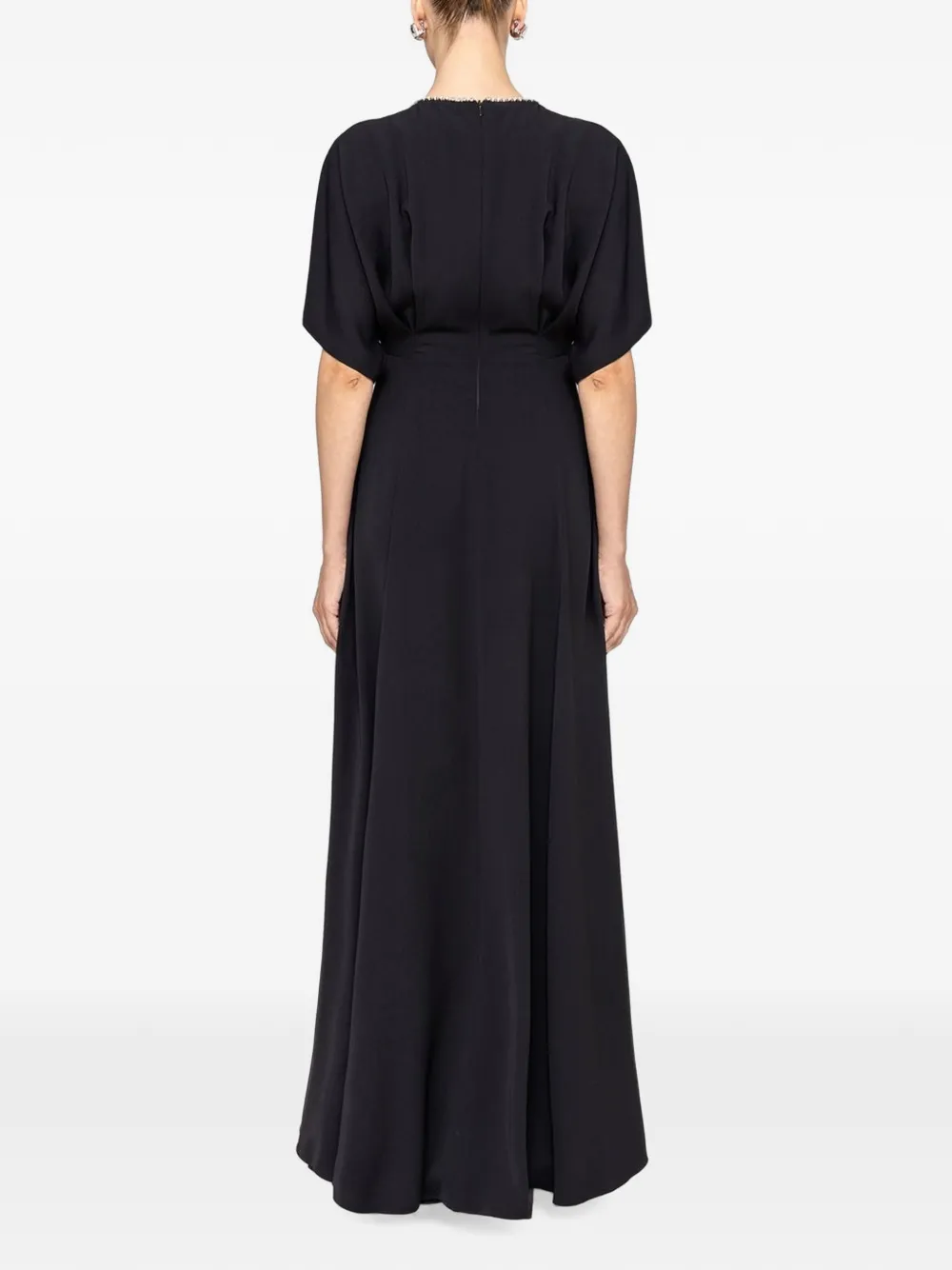NISSA Maxi-jurk met kristallen Zwart