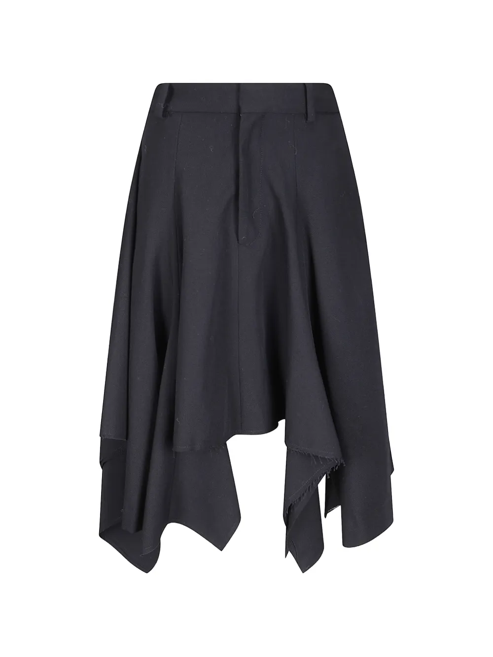 Niccolò Pasqualetti Nave asymmetric mini skirt - Nero