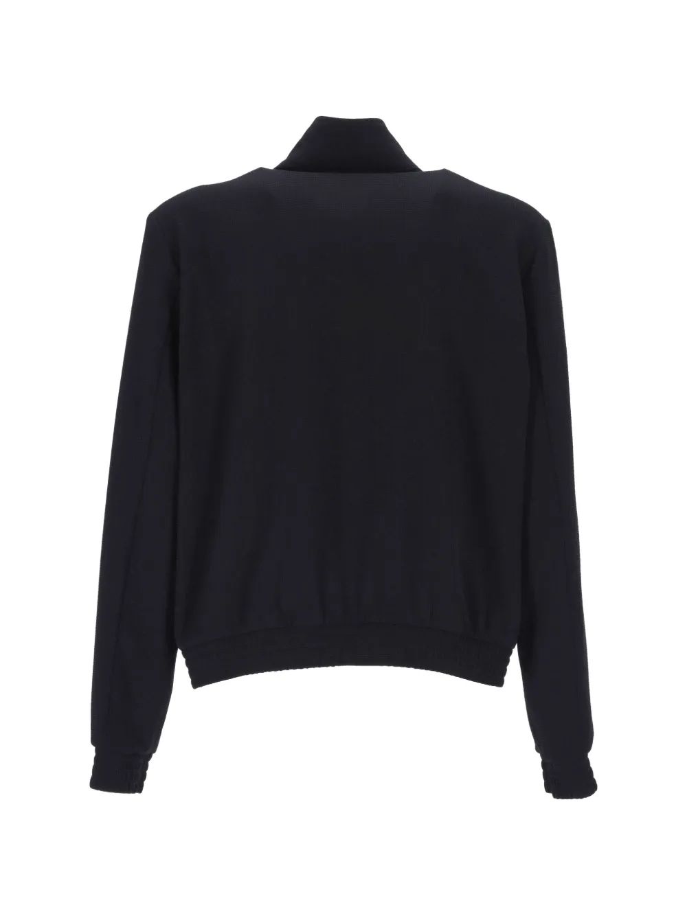 Emporio Armani Jack met geribbelde afwerking en rits Blauw