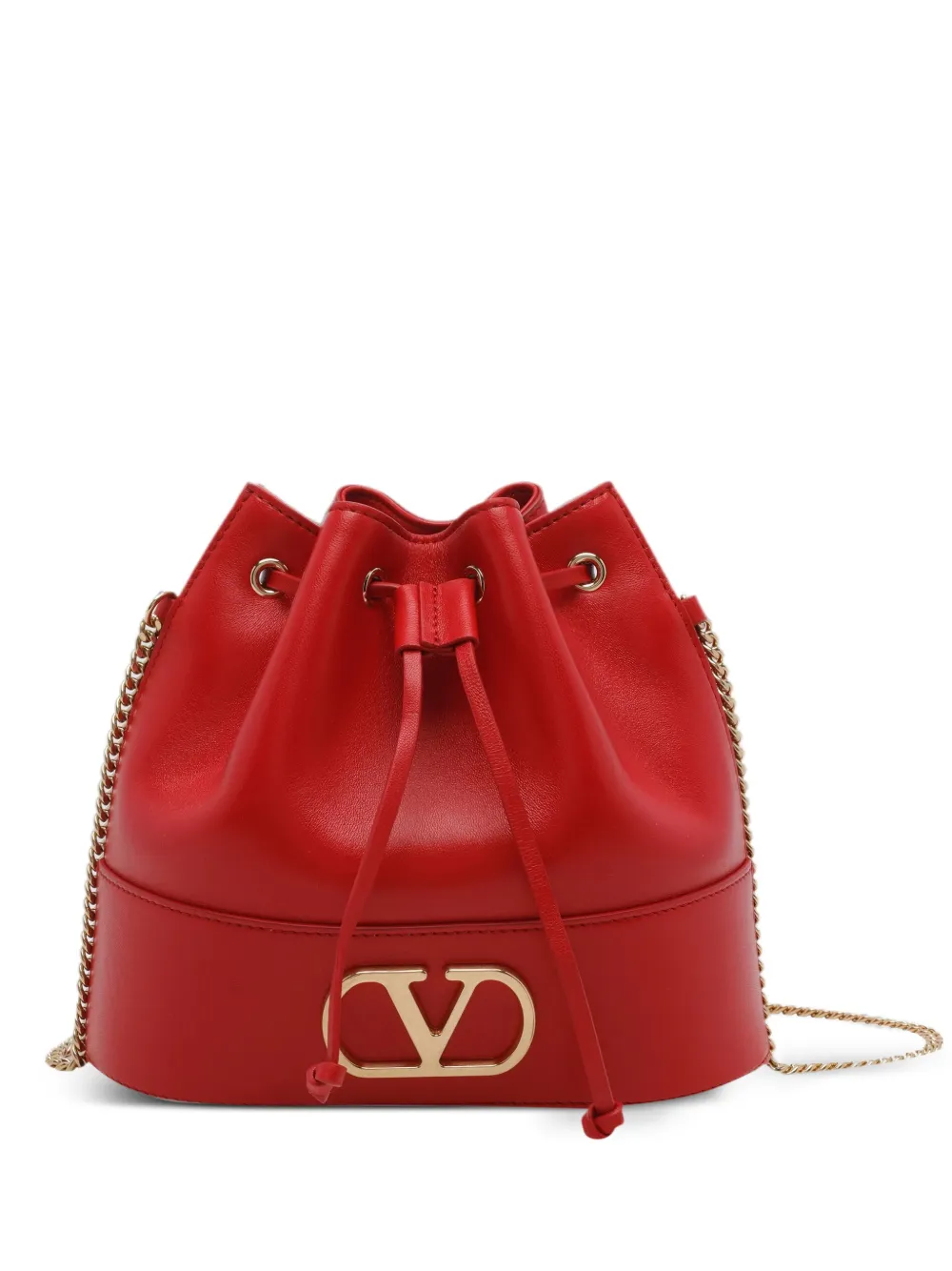 Valentino Garavani VLogo leather bucket bag