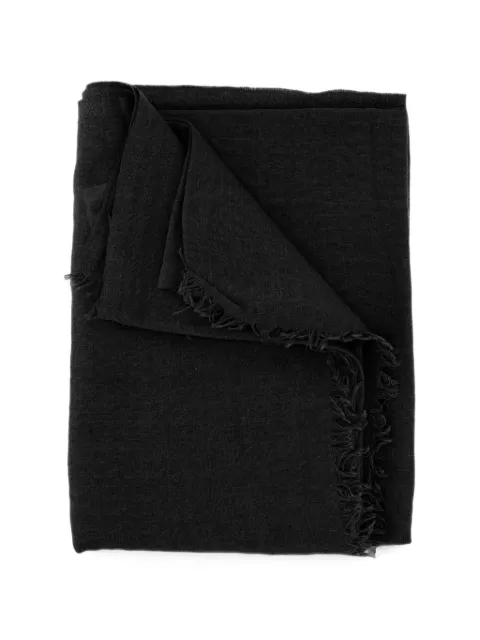 Rick Owens frayed-edge scarf