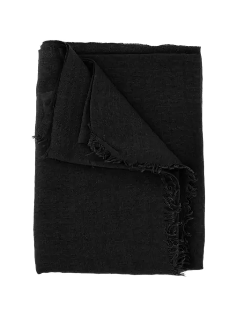 Rick Owens frayed-edge scarf