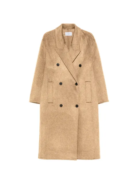THE DYNAMIS STUDIO double-breasted notched-lapels coat