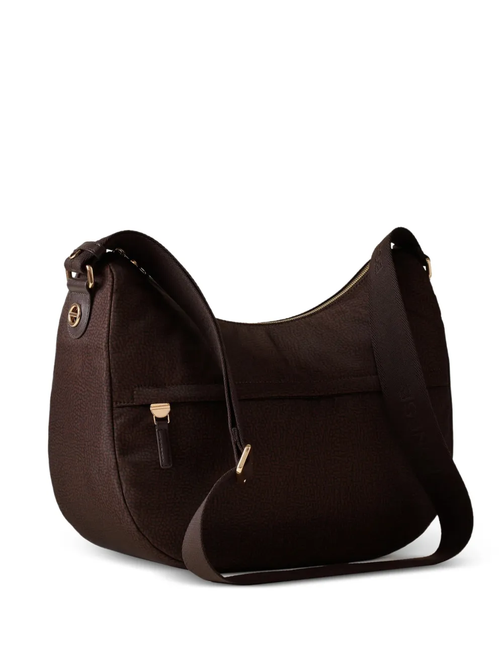 Borbonese Medium B-Club Luna schoudertas Bruin