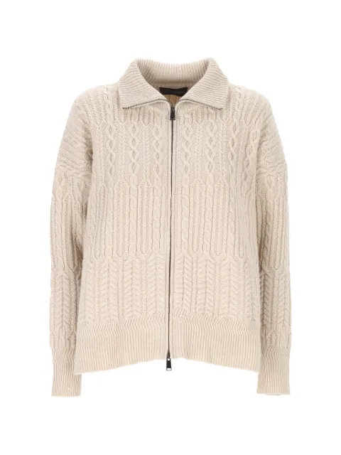 Lorena Antoniazzi jersey de punto de ochos con cremallera