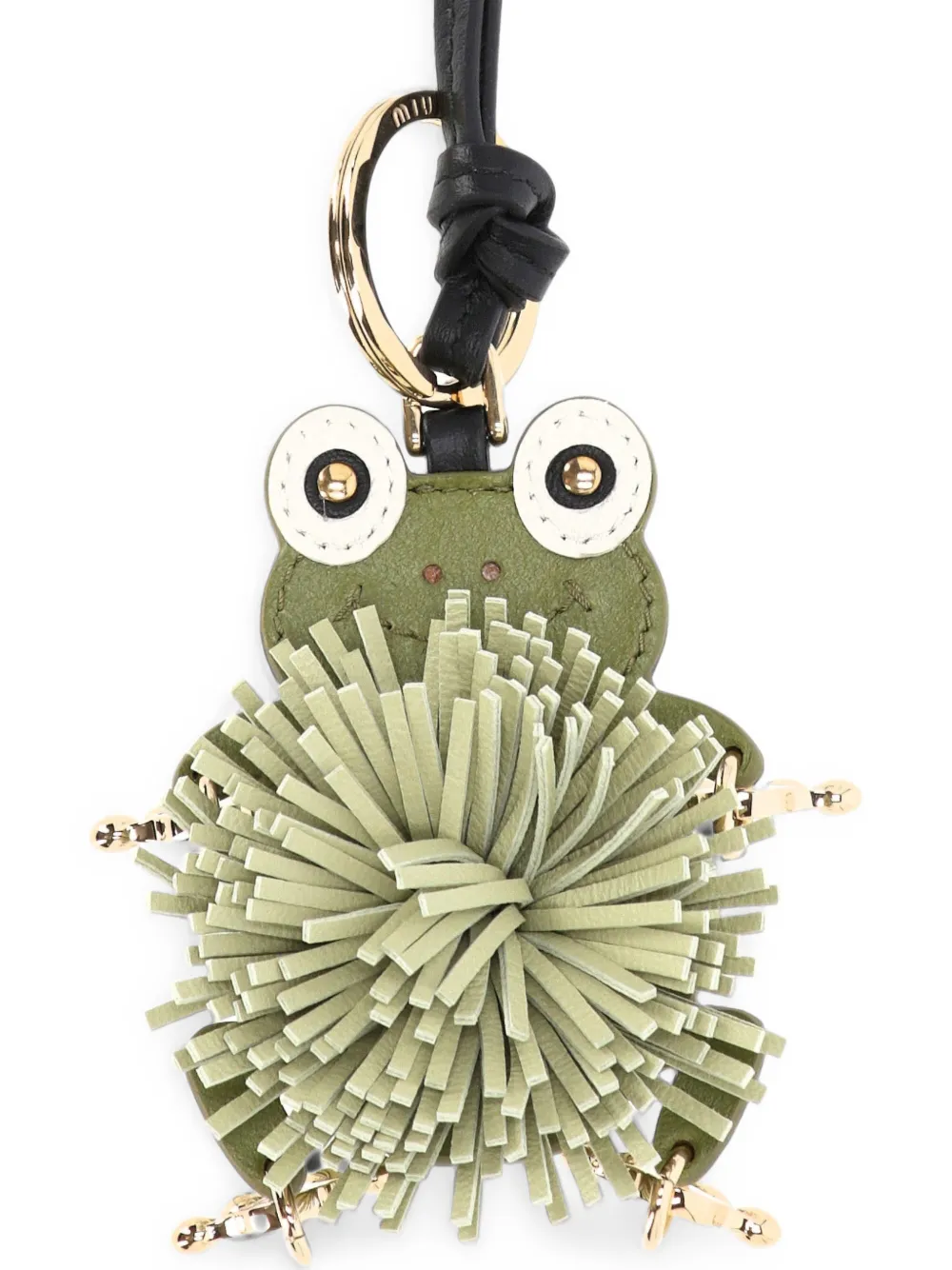 Miu Leren sleutelhanger Groen