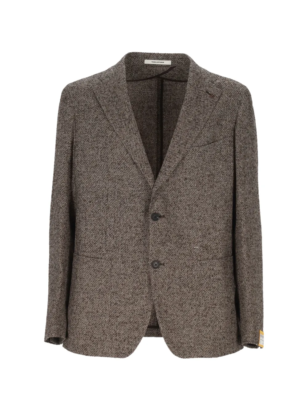 Tagliatore tweed single-breasted blazer - Marrone