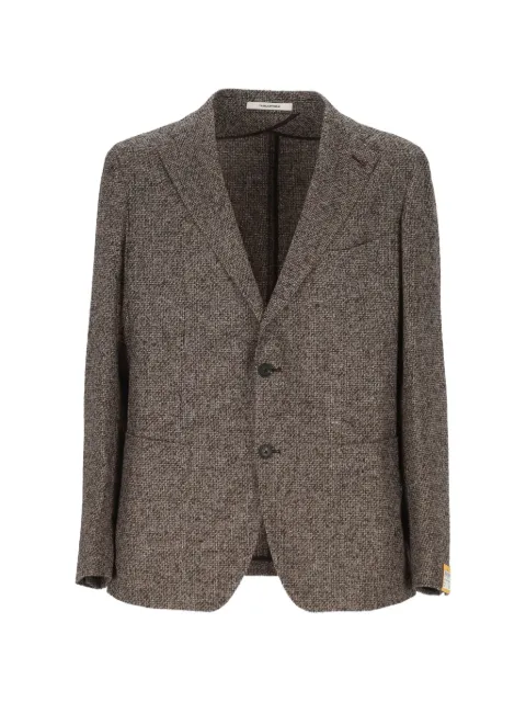 Tagliatore tweed single-breasted blazer