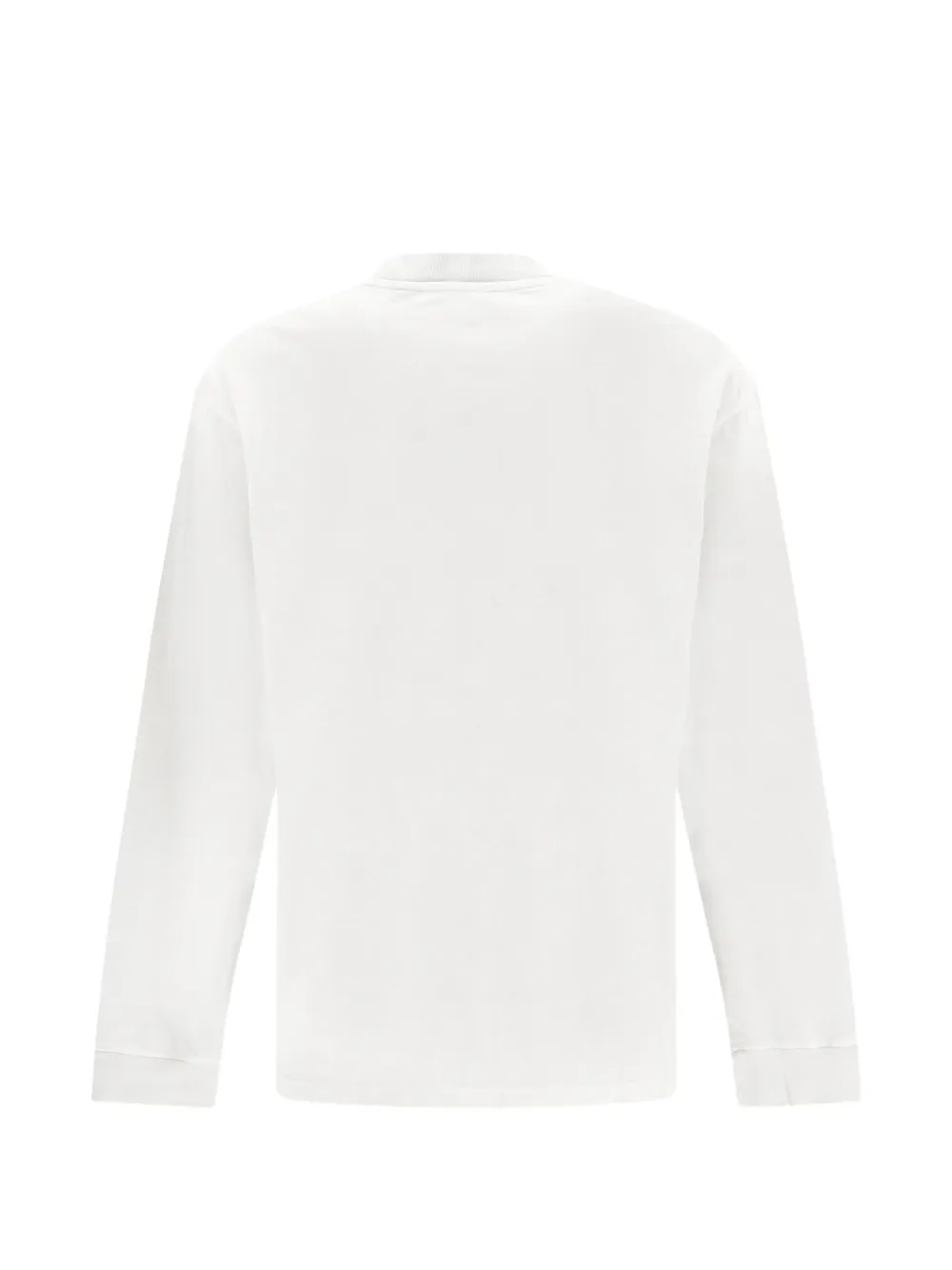 AGOLDE Katoenen T-shirt met lange mouwen Wit