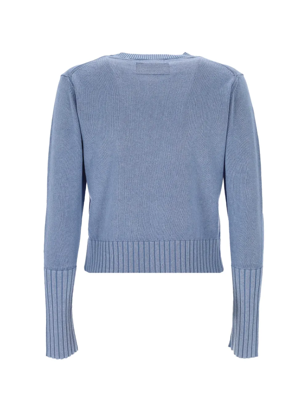 Guest In Residence Sunwash Shrunken crew-neck sweater Blauw